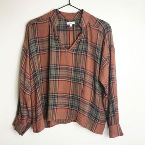 MADEWELL - Plaid Flannel Tunic